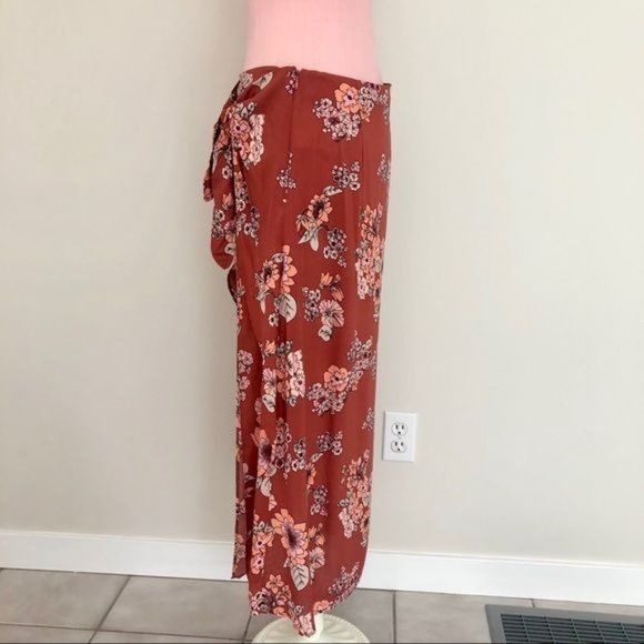 Free People Sunray Sarong Floral Midi Skirt - Picture 6 of 9
